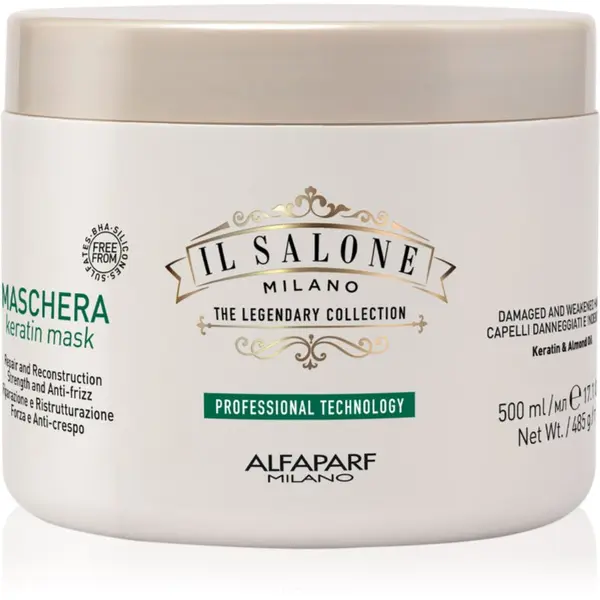 Alfaparf Milano Alfaparf Milano Il Salone Milano Keratin възстановяваща маска за увредена коса 500 мл.
