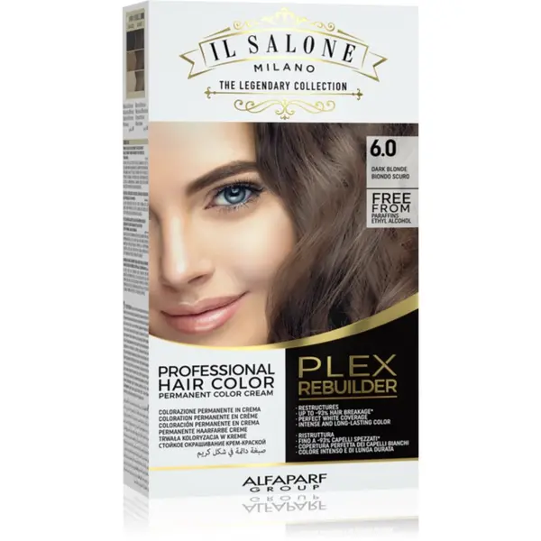 Alfaparf Milano Alfaparf Milano Il Salone Milano Plex Rebuilder перманентната боя за коса цвят 6.0 - Dark Blonde 1 бр.