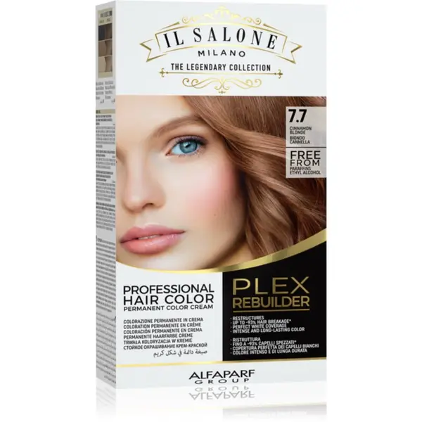 Alfaparf Milano Alfaparf Milano Il Salone Milano Plex Rebuilder перманентната боя за коса цвят 7.7 - Cinnamon Blonde 1 бр.