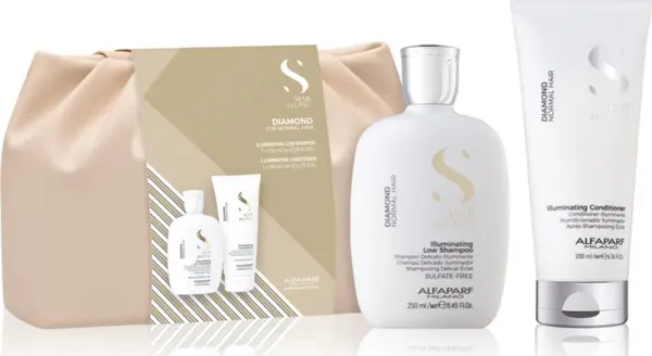 Alfaparf Milano Alfaparf Milano Semi di Lino Diamond Duo Kit подаръчен комплект за освежаване и хидратация 2 бр.