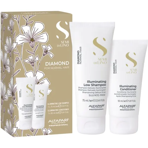 Alfaparf Milano Alfaparf Milano Semi di Lino Diamond Minisize Kit комплект за пътуване за сияен блясък