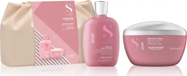 Alfaparf Milano Alfaparf Milano Semi di Lino Moisture Duo Kit подаръчен комплект за суха коса