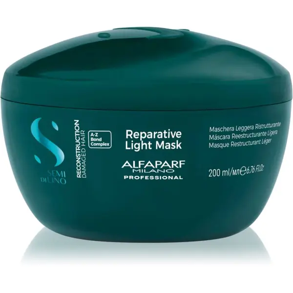 Alfaparf Milano Alfaparf Milano Semi di Lino Reconstruction Reparative Light Mask регенерираща маска за увредена коса за фина коса 200 мл.