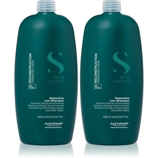 Alfaparf Milano Alfaparf Milano Semi di Lino Reconstruction Shampoo duo Kit комплект за увредена коса