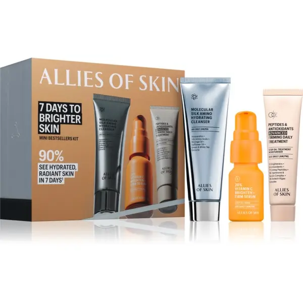 Allies of Skin Allies of Skin 7 Days to Brighter Skin Kit комплект за пътуване за озаряване на лицето
