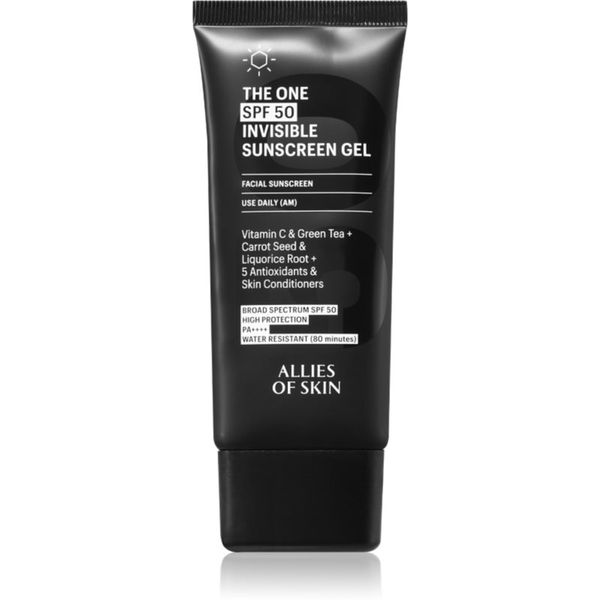 Allies of Skin Allies of Skin The One Invisible Suncscreen Gel невидим матиращ гел SPF 50 50 мл.