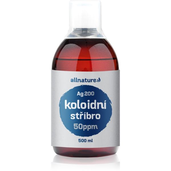 Allnature Allnature Colloidal silver Ag200 - 50 ppm успокояващ почистващ тоник 500 мл.