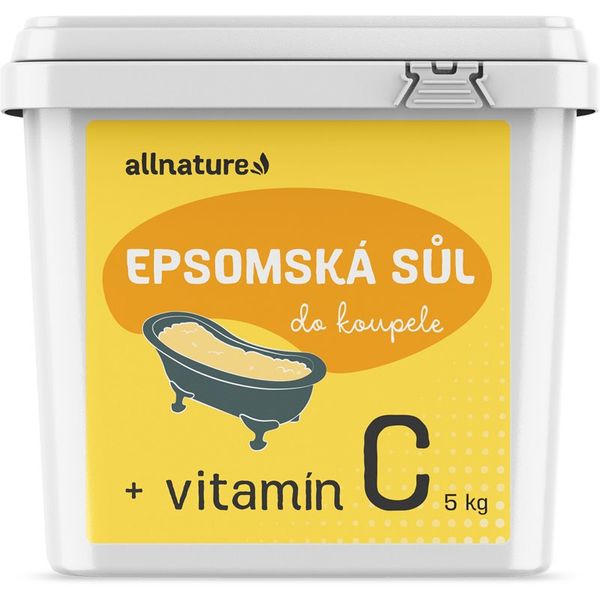 Allnature Allnature Epsom salt Vitamin C сол за баня с витамин С 5000 гр.