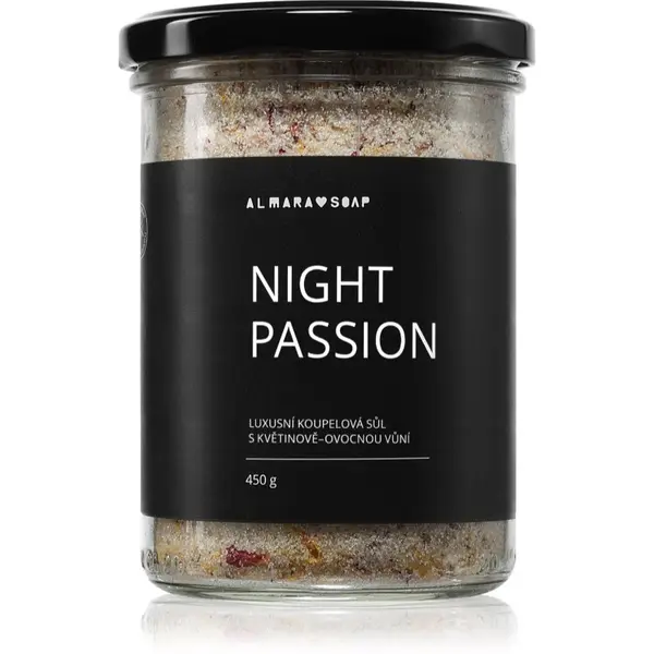 Almara Soap Almara Soap Bath Salt сол за релаксираща вана с аромат Night Passion 450 гр.