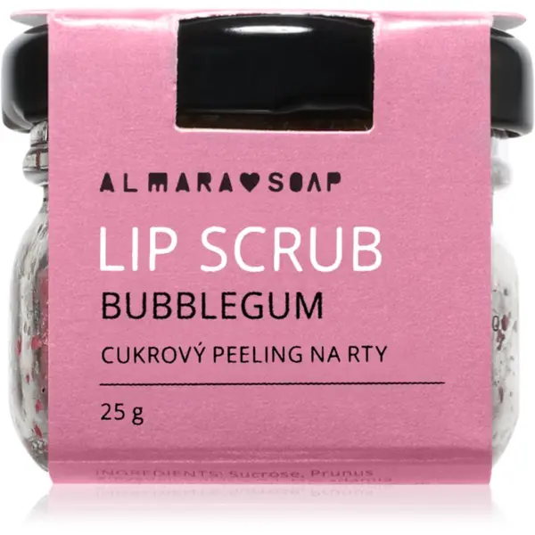 Almara Soap Almara Soap Lip Scrub захарен пилинг за устни Bubblegum 25 гр.