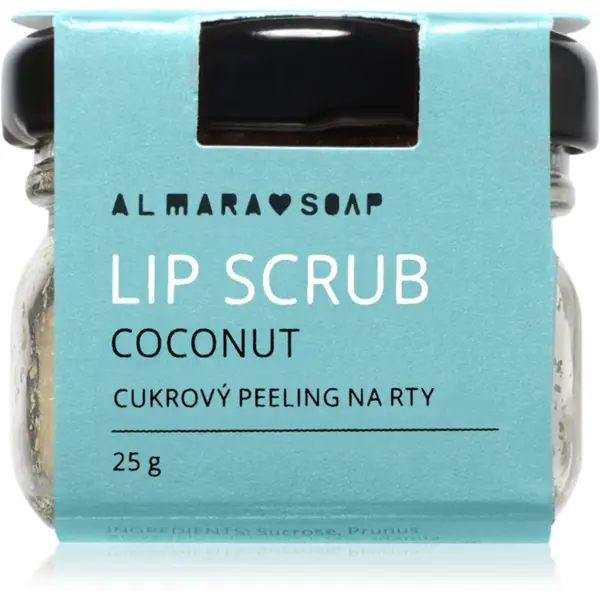 Almara Soap Almara Soap Lip Scrub захарен пилинг за устни Coconut 25 гр.