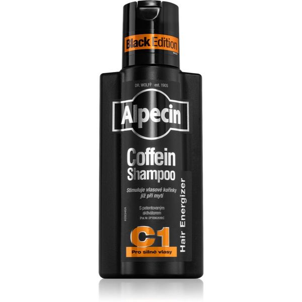 Alpecin Alpecin Coffein Shampoo C1 Black Edition шампоан с кофеин за мъже стимулиращ растежа на косата 250 мл.