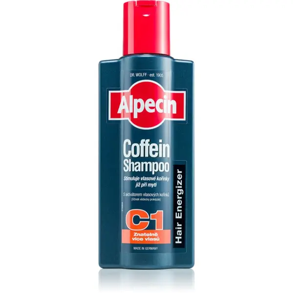 Alpecin Alpecin Hair Energizer Coffein Shampoo C1 шампоан с кофеин за мъже стимулиращ растежа на косата 375 мл.
