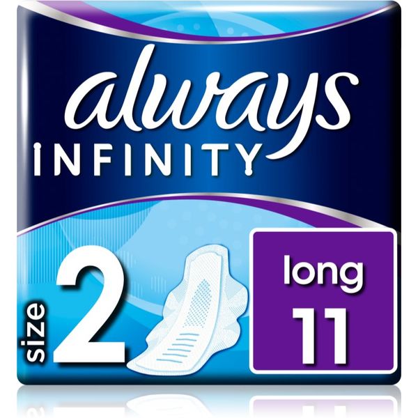 Always Always Infinity Long Size 2 санитарни кърпи 11 бр.