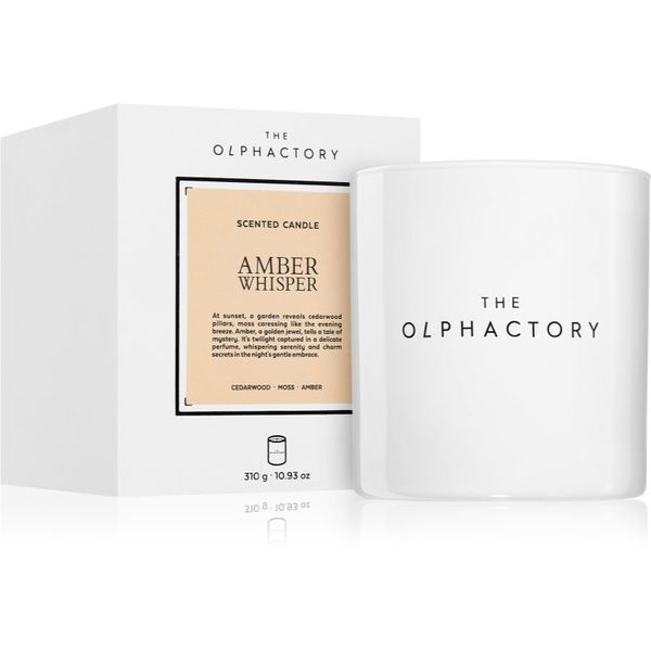 Ambientair Ambientair The Olphactory White Insignia Amber Whisper ароматна свещ 310 гр.