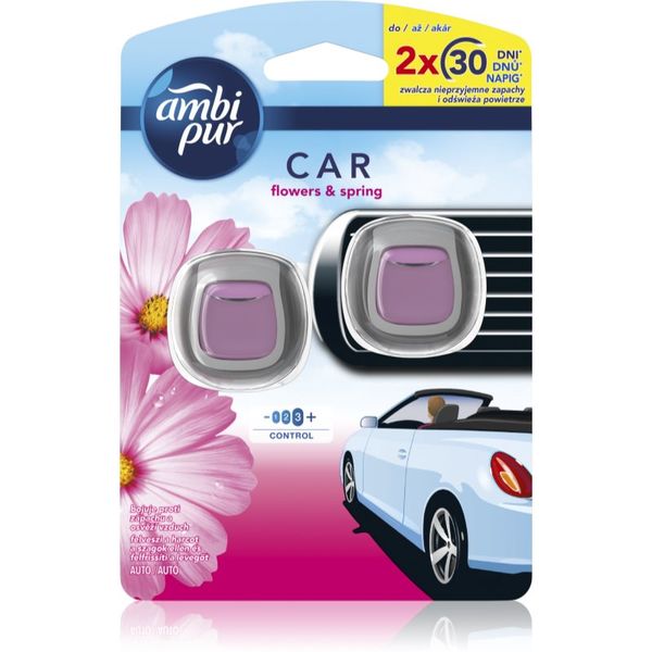 AmbiPur AmbiPur Car Flowers&Spring ароматизатор за въздух за колата 2x2 мл.