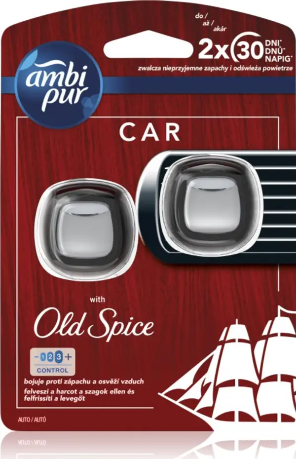 AmbiPur AmbiPur Car Old Spice ароматизатор за въздух за колата 2x2 мл.