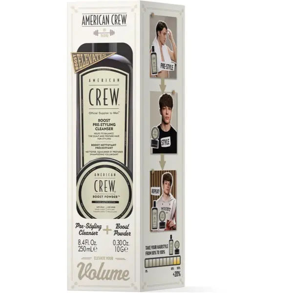 American Crew American Crew Boost Duo - Giftset подаръчен комплект За коса за мъже