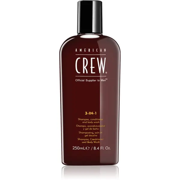 American Crew American Crew Hair & Body 3-IN-1 шампоан, балсам и душ гел 3 в 1 за мъже 250 мл.