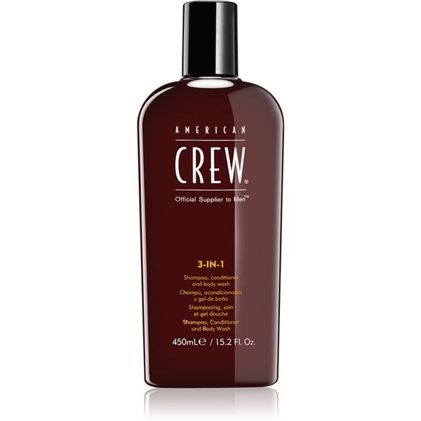 American Crew American Crew Hair & Body 3-IN-1 шампоан, балсам и душ гел 3 в 1 за мъже 450 мл.