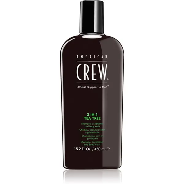 American Crew American Crew Hair & Body 3-IN-1 Tea Tree шампоан, балсам и душ гел 3 в 1 за мъже 450 мл.