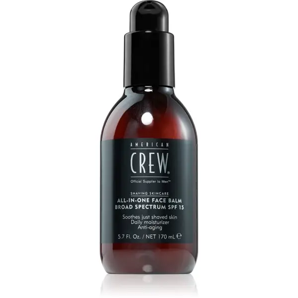 American Crew American Crew Shave & Beard ALL-IN-ONE Face Balm Broad Spectrum SPF 15 балсам за след бръснене SPF 15 170 мл.