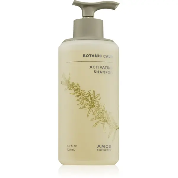 AMOS PROFESSIONAL AMOS PROFESSIONAL Botanic Calm Activating Shampoo подсилващ шампоан срещу изтъняване на косата 500 мл.