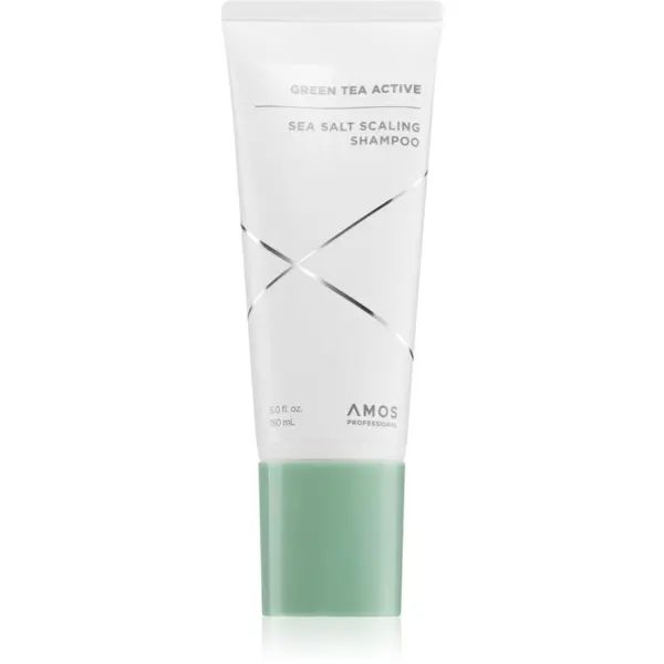 AMOS PROFESSIONAL AMOS PROFESSIONAL Green Tea Active Sea Salt Scaling Shampoo шампоан против косопад с морски соли 150 мл.