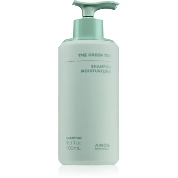 AMOS PROFESSIONAL AMOS PROFESSIONAL The Green Tea Shampoo Moisturizing интензивен подхранващ шампоан против косопад 500 гр.
