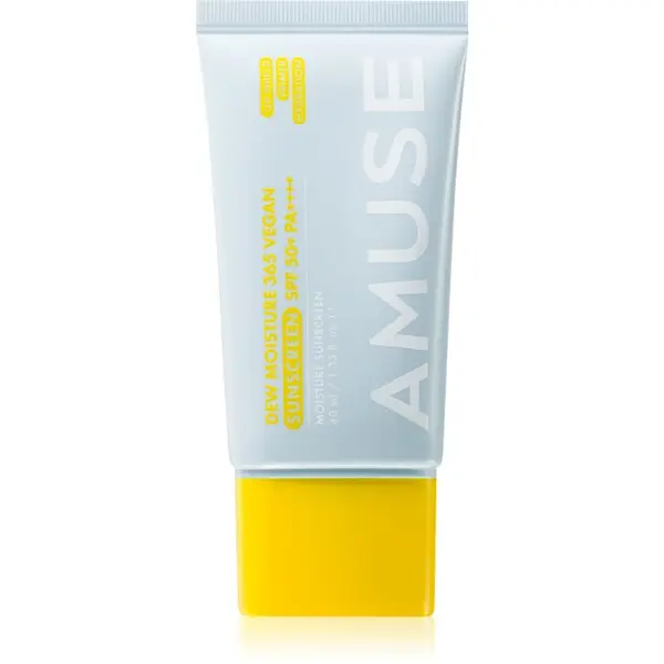 AMUSE AMUSE Dew Moisture 365 Vegan Sunscreen слънцезащитен флуид за лице с хидратиращ ефект 40 мл.