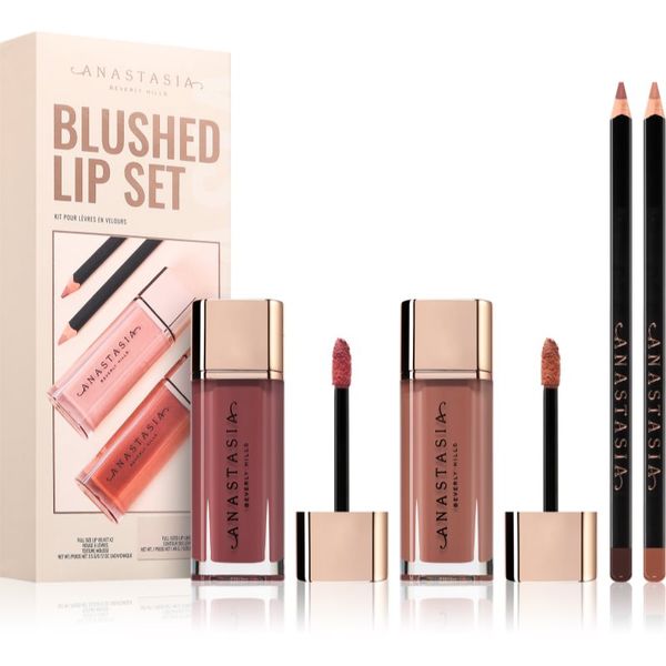 Anastasia Beverly Hills Anastasia Beverly Hills Blushed Lip Set подаръчен комплект за устни