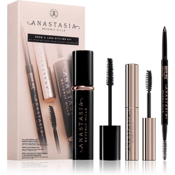 Anastasia Beverly Hills Anastasia Beverly Hills Brow & Lash Styling Kit подаръчен комплект за очи и вежди цвят Dark Brown