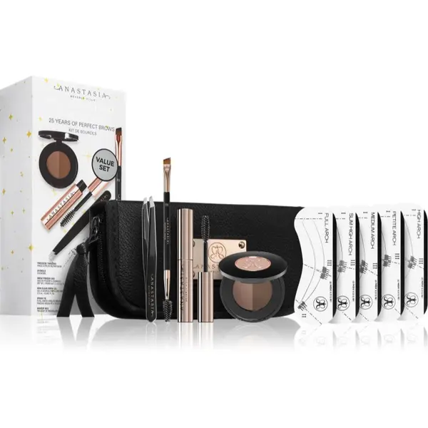 Anastasia Beverly Hills Anastasia Beverly Hills OG Brow Kit подаръчен комплект цвят Ebony