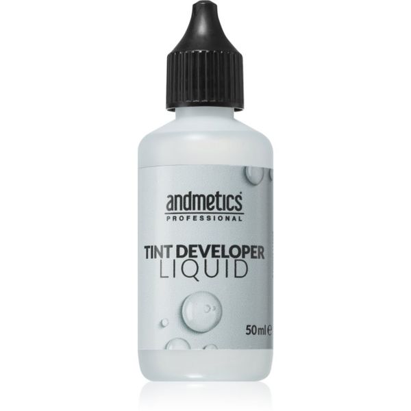 andmetics andmetics Professional Tint Developer Liquid активираща емулсия за боя за вежди и мигли 50 мл.