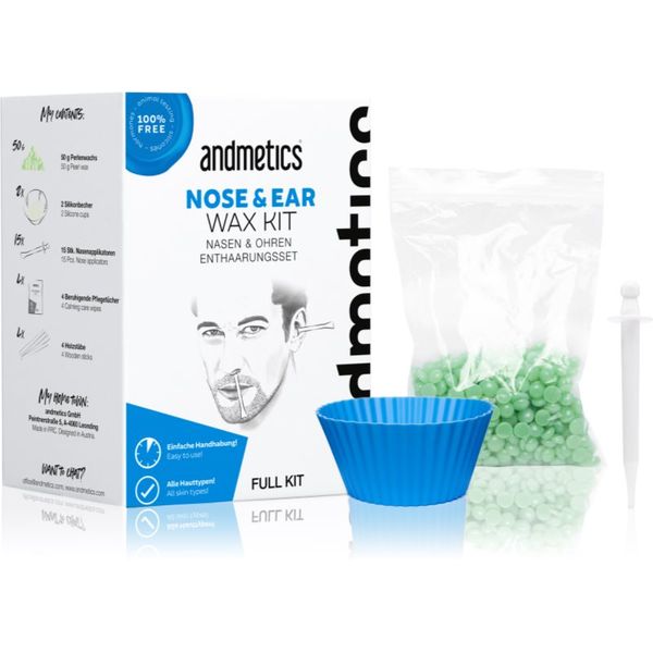 andmetics andmetics Wax Kit Nose & Ear Епилиращ восък за мъже 50 гр.