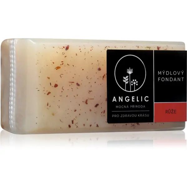 Angelic Angelic Soap fondant Růže екстра лек натурален сапун 200 гр.