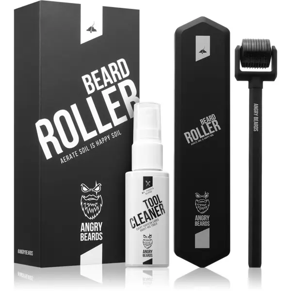 Angry Beards Angry Beards Beard Roller грижа за растеж на брадата