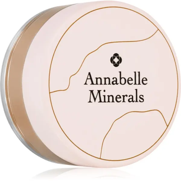 Annabelle Minerals Annabelle Minerals Radiant Mineral Foundation минерална пудра за озаряване на лицето цвят Golden Medium 4 гр.