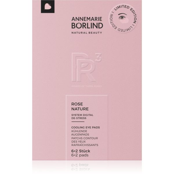 ANNEMARIE BÖRLIND ANNEMARIE BÖRLIND Rose Nature Eyepads околоочна маска против отоци и тъмни кръгове 6x2 бр.