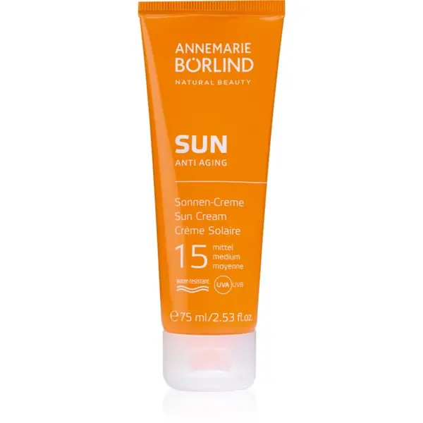ANNEMARIE BÖRLIND ANNEMARIE BÖRLIND SUN ANTI-AGING крем за загар против стареене на кожата SPF 15 75 мл.