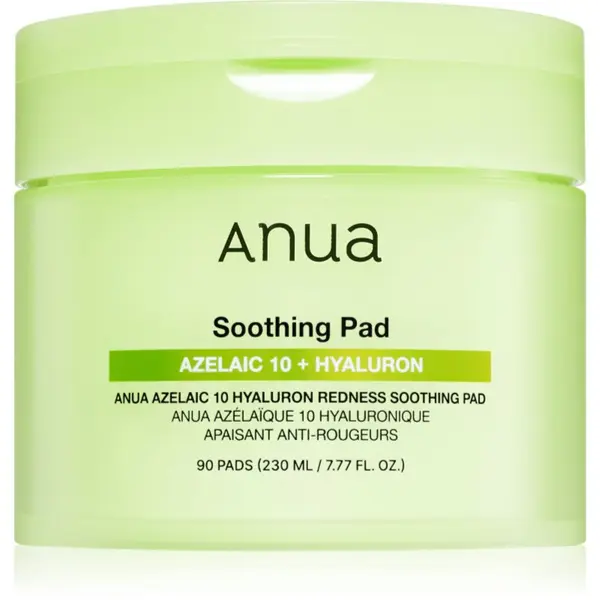 Anua Anua Azelaic Acid 10 Hyaluron Redness Soothing Pad успокояващи възглавнички против зачервяване на кожата 90 бр.