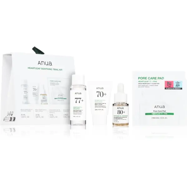 Anua Anua Heartleaf Soothing Trial Kit подаръчен комплект за успокояване на кожата