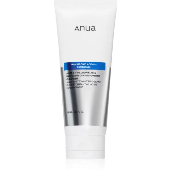 Anua Anua Hyaluronic Acid 8 Hydrating Gentle Foaming Cleanser нежна почистваща пяна с хиалуронова киселина 150 мл.