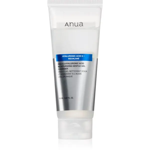 Anua Anua Hyaluronic Acid 8 Moisturizing Gentle Gel Cleanser овлажняващ почистващ гел с хиалуронова киселина 150 мл.