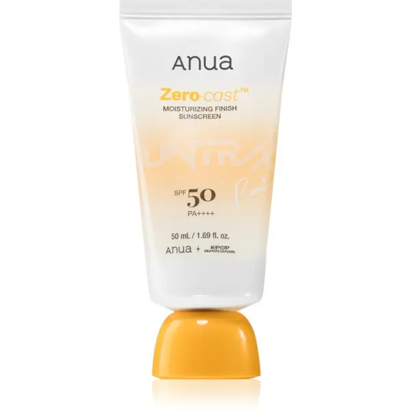 Anua Anua K-Pop Demon Hunters Zero-Cast Sunscreen хидратиращ защитен крем SPF 50 50 мл.
