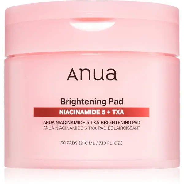Anua Anua Niacinamide 5% + TXA Brightening Pad тонизиращи възглавнички за освежаване и хидратация 60 бр.