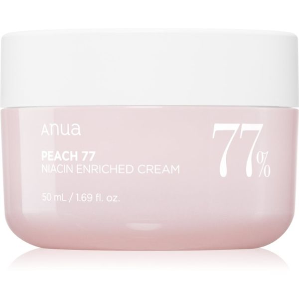 Anua Anua Peach 77% Niacin Enriched Cream възстановяващ хидратиращ крем 50 мл.