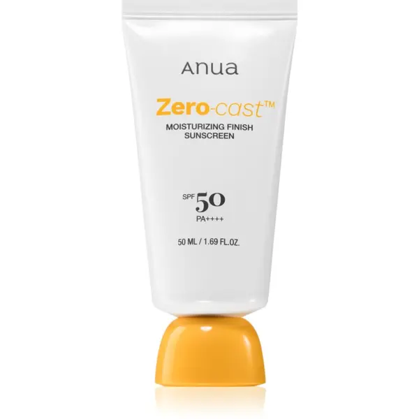 Anua Anua Zero-Cast Moisturizing Finish Sunscreen хидратиращ защитен крем SPF 50 50 мл.