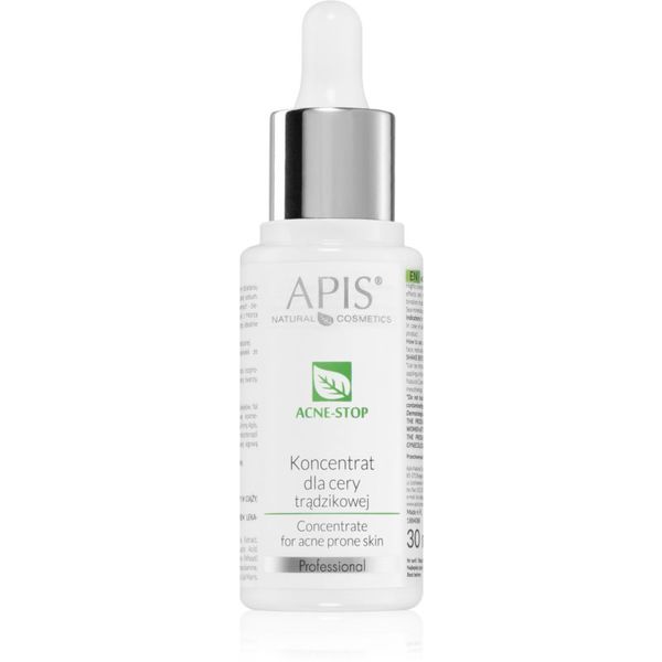 Apis Natural Cosmetics Apis Natural Cosmetics Acne-Stop Professional концентрат за мазна кожа склонна към акне 30 мл.