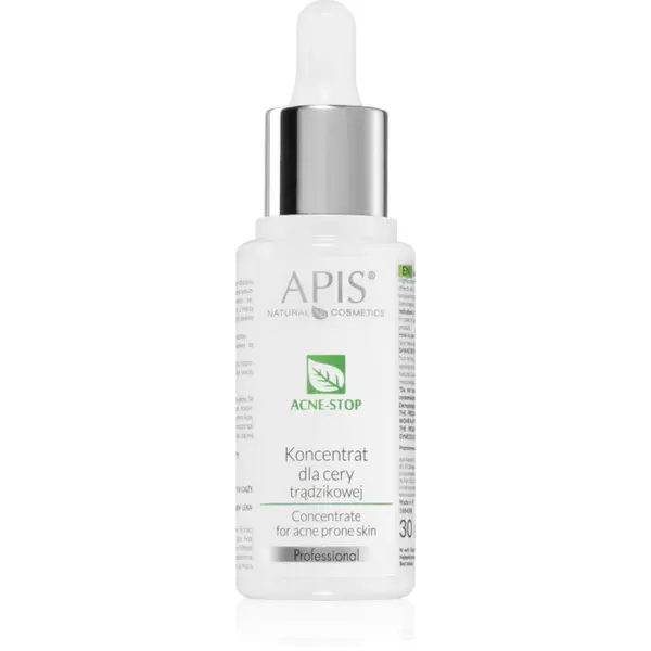 Apis Natural Cosmetics Apis Natural Cosmetics Acne-Stop Professional концентрат за мазна кожа склонна към акне 30 мл.